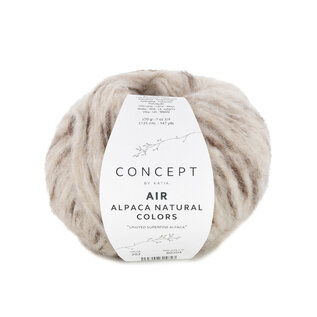 AIR ALPACA NATURAL COLORS 202 Beige-Bruin bad 62798