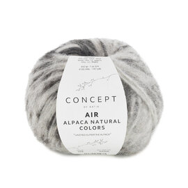 AIR ALPACA NATURAL COLORS 204 Grijs-Zwart bad 62800