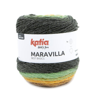 Katia MARAVILLA 504 Blauw-Camel-Groen bad 64186