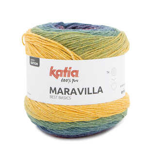 Katia MARAVILLA 503 Fuchsia-Nacht blauw-Groen bad 64185