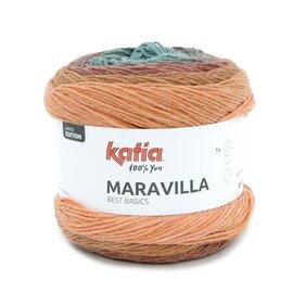 Katia MARAVILLA 505 Rood-Groen blauw-Blauw bad 64187