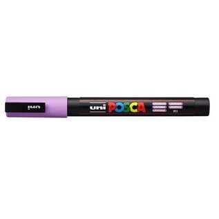 Uni Posca Marker, 0,9-1,3 mm lijn, PC-3M, 1 stuk, Lavendel