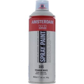 Amsterdam Spray paint 400 ml Titaanwit 105