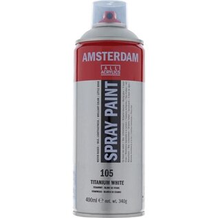 Amsterdam Spray paint 400 ml Titaanwit 105