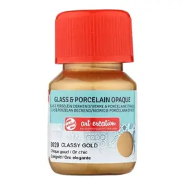 Glass & Porcelain Dekkend Fles 30 ml Chique Goud 8020