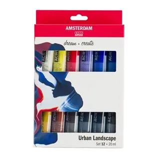 AMSTERDAM Standard Series acrylverf urban landschap set | 12 × 20 ml