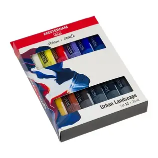 AMSTERDAM Standard Series acrylverf urban landschap set | 12 × 20 ml