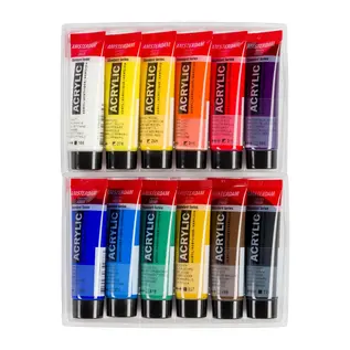 AMSTERDAM Standard Series acrylverf algemene selectie set | 12 × 20 ml