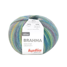 Katia BRAHMA 302 Groen-Blauw-Fuchsia bad 63992