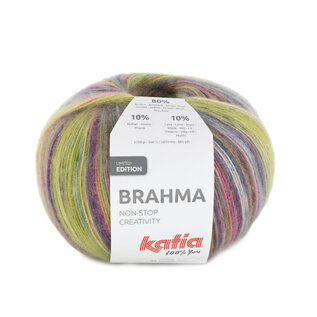 Katia BRAHMA 307 Oker-Parelachtig paars bad 63997