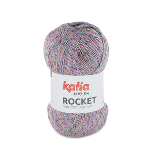 Katia ROCKET 311 Kauwgom roze-Groen-Water blauw bad 63737