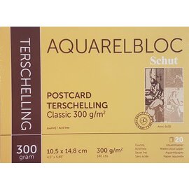 Schut Terschelling Aquarel blok Classic 10,5x14,8cm 300 gram - 20 sheets (postcard)