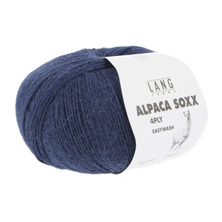 Lang Yarns ALPACA SOXX 4-PLY 0025 Blauw bad 322676 100g