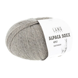 Lang Yarns ALPACA SOXX 4-PLY 0096  Grijs bad 331306 100g