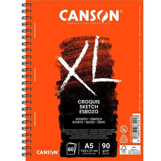 Canson XL Croquis schetsen A5 90g/m² 60 vellen