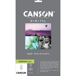 Canson Fotopapier A4 200g/m² 15 vellen Glossy - Inkjet