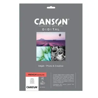 Canson Fotopapier A4 255g/m² 20 vellen High Gloss - Inkjet
