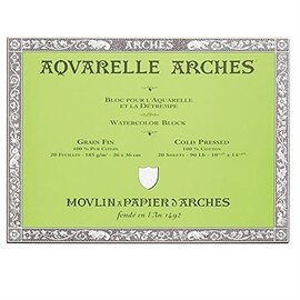 ARCHES Aquarellepapier 185g/m² 20 vellen