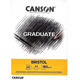 Canson « Bristol » 180g/m² A5 20 vellen