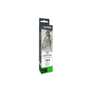Lyra Charcoals Thin doosje 15st.  Ø 3-4mm