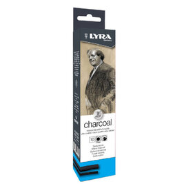 Lyra Charcoals Assorted doosje 10st.  Ø 2-10mm