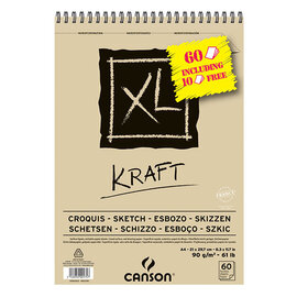 Canson XL Kraft schetsen A4 90g/m² 60 vellen
