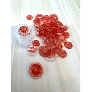 Drukknop 0048 rood 13mm