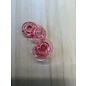 Drukknop 0046 transparant roze 13mm