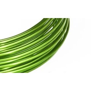 ALUMINIUMDRAAD 2MM +/-12M APPLE GREEN