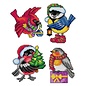 Kruissteek telpakket Kerst vogels 4 stuks 11x9cm -