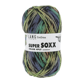 SUPER SOXX COLOR 4-FACH 901.0430 groen - blauw  bad 2355
