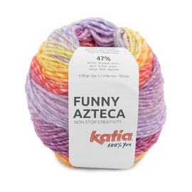 FUNNY AZTECA 201 Oranje-Lila bad 65441