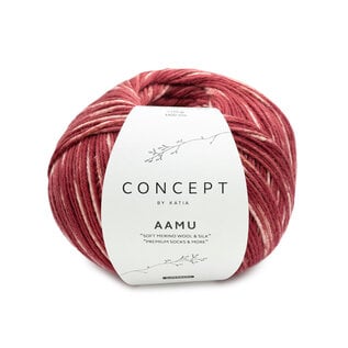 AAMU SOCKS 304 Wijn rood bad 64356