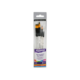 Daler-Rowney Graduate -  Synthetic Watercolour3 penselen - n°10, 4, 1/2 en 5/0