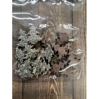 Houten kerstboom 2cm 18st.