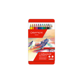 Caran d’Ache - 12 kleuren SUPRACOLOR® Aquarelle