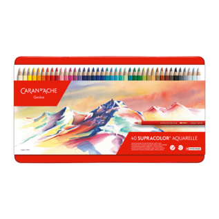 PROMO - Caran d’Ache - 40 kleuren SUPRACOLOR® Aquarelle
