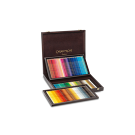 Caran d'Ache PROMO - Houten koffer 120 Kleuren SUPRACOLOR® Aquarelle