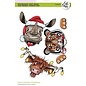 clearstamps A6 - Funny animals 5 Christmas Carla Creaties