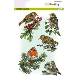 clearstamps A5 - Vogels in de winter