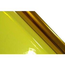 Cellofaan folie geel 70x500cm