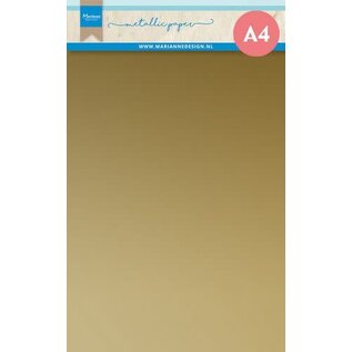 Marianne D Decoratie Metallic papier 5vl - Goud