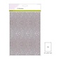 Glitterpapier 5 vel wit +/- 29x21cm 120gr