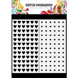 Dutch Doobadoo Mask Art 21x21cm Harten