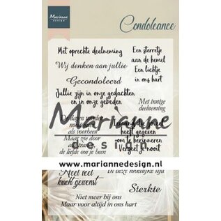 Marianne D Clear Stamps Condoleance (NL) CS1041 115x185 mm