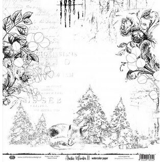 Craft&You Arctic Winter Watercolor paper 250gr. - PER VEL