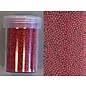 Mini parels (zonder gat) 0,8-1,0mm - ROOD