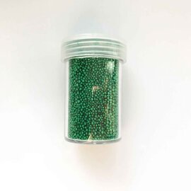Mini parels (zonder gat) 0,8-1,0mm - GROEN