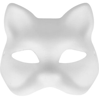 Kartonnen masker KAT 18X17 CM