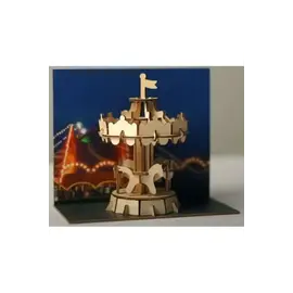 UGEARS postkaart carousel